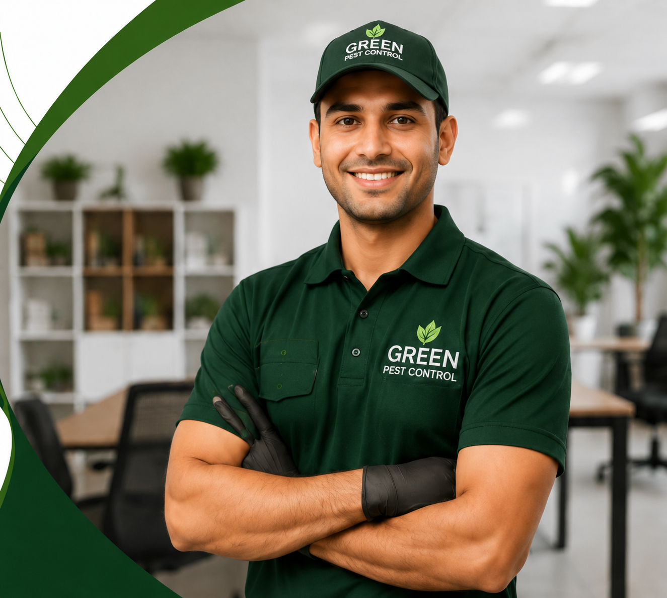 Green Pest Control technician